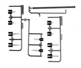 DF-02 E-Parts, spare parts set, wheel axle