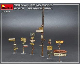 1:35 WW2 Ger. Road Signs France 1944