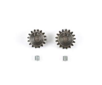 Ritzel-Set 16/17T Alu M0.6 für RC-Chassis