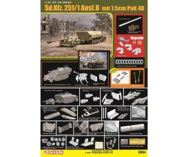 1:35 Sd.Kfz.251/1 Ausf.D m.7,5cm PaK 40 1:35 Sd.Kfz.251/1 Ausf.D m.7,5cm PaK 40