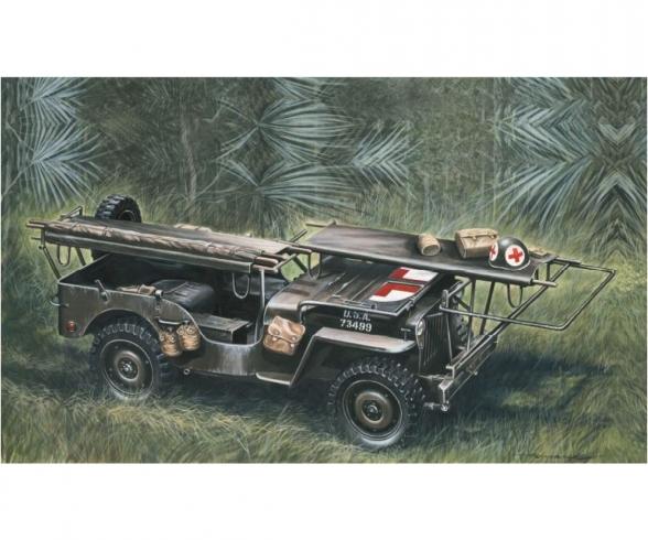 Italeri 1:35 1/4 Ton 4x4 US Ambulance Vehicle
