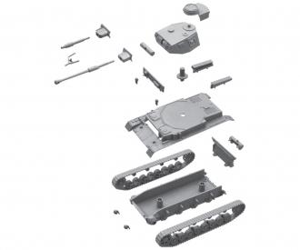 SdKfz.161 PzKpfw. IV F1 Fast Assembly Kit