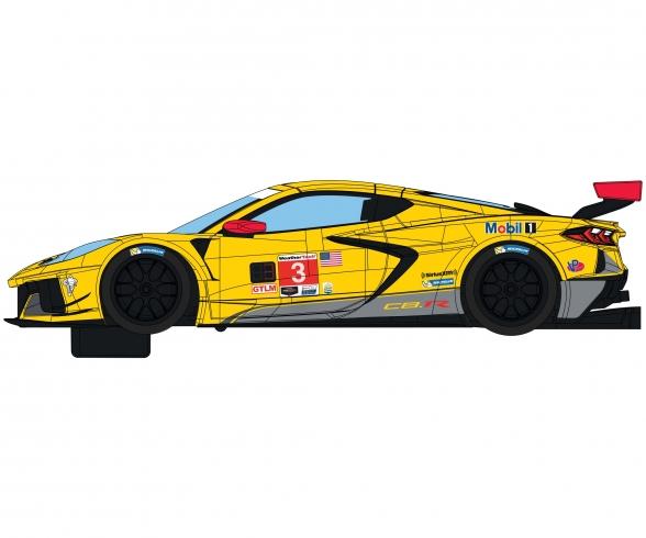 1:32 Corvette C8R Daytona '20 Gelb #3 HD
