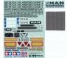 Sticker Bag MAN TGX 18.540, Decalbogen, 1:14
