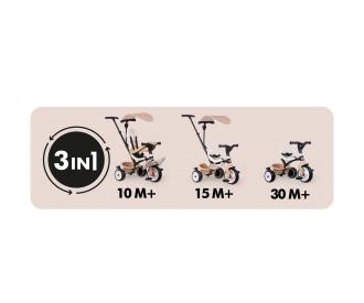 Smoby Dreirad Baby Balade Beige