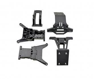 XS Bumper Wing Holder Gearbox Set for 1:10