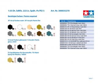 1:35 Sd.Kfz.222, military model kit, WWII