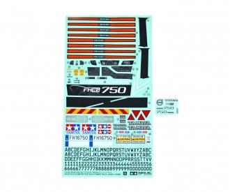 Volvo Sticker Bag, model decal set for scale kits