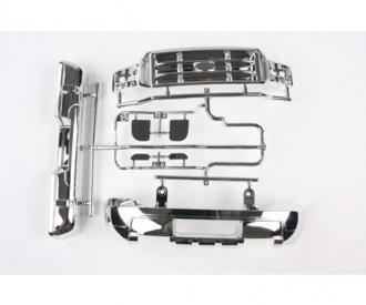 M-Parts Bumper Chrome Parts Set for Model Car