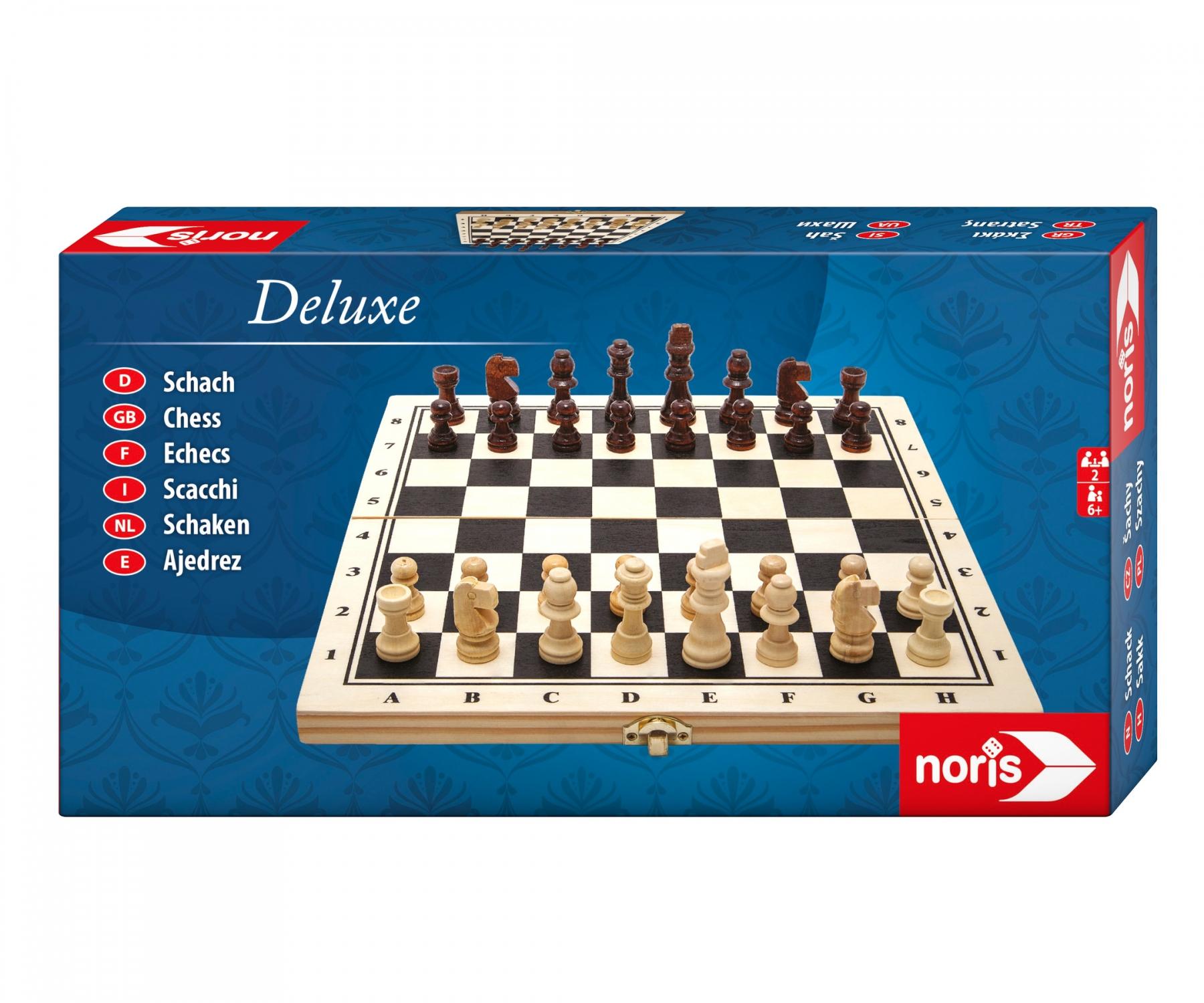 Noris Spiele Halma Deluxe Set Gioco Da Tavolo Per 2-3 Giocatori, Dai 6 Anni