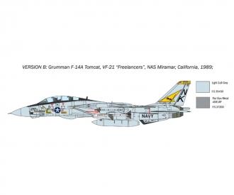 1:72 F-14A Tomcat Panneaux de lignes droites