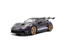 Porsche 911 GT3 RS, miniature en métal moulé, 1:18