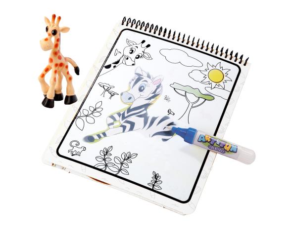 A&F Water Pen Safari Coloring Book