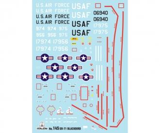 SR-71 Blackbird 1:72 Aircraft Model Kit