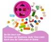 Color Wooden Building Blocks - 50 pièces