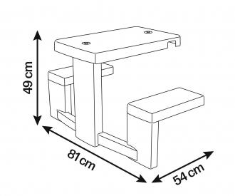 picnic table for Smoby houses