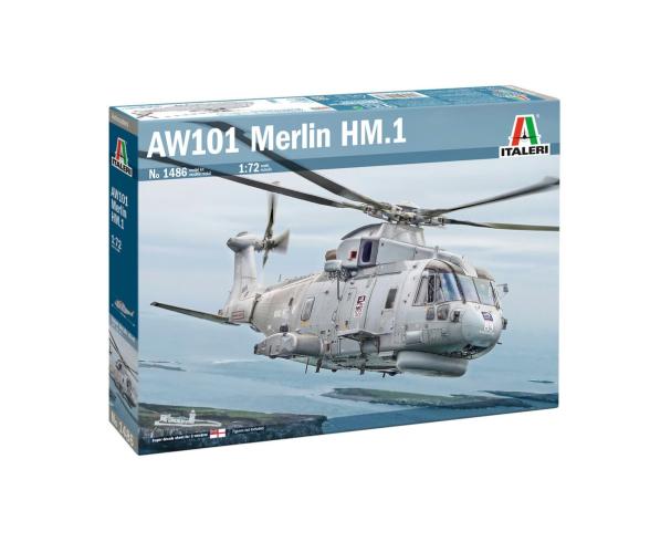 Italeri AW-101 Merlin HM.1 Model Kit 1:72