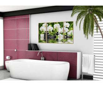 Spa Oasis Triptych - Painting by Numbers