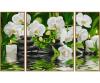 Spa Oasis Triptych - Painting by Numbers