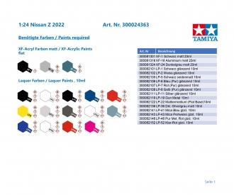 1:24 Nissan Z 2022, plastic model assembly kit