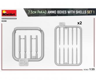 1:35 Dt. 7,5cm PaK40 Munitionski. Set 1