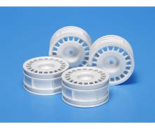 1:10 Rally Dish Wheel, wheel set, white 26mm