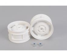 Rear Buggy Wheels, RC wheel set, white 60/35