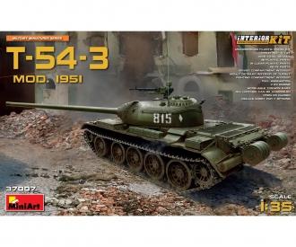 1:35 T-54-3 Mod. 1951 m. Interieur