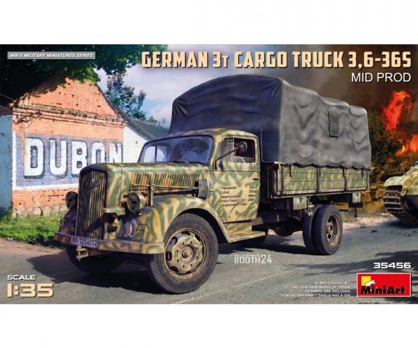 1:35 Ger. 3t Cargo Truck 3,6-36S Mid Pro 1:35 Ger. 3t Cargo Truck 3,6-36S Mid Pro