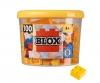 Blox - 100 briques de 4 pièces jaunes - compatibles avec les briques de jeu connues