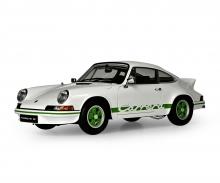 Porsche 911 RS 2.7 Model Car 1:8 White Green
