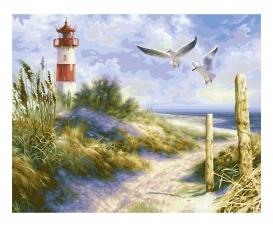 Dune Landscape 40 x 50 cm - Painting by Numbers