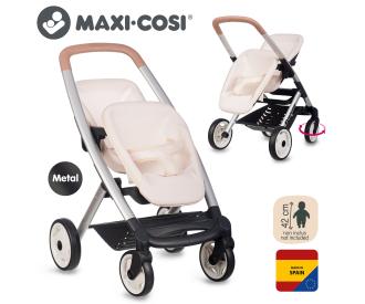 Smoby Maxi-Cosi Twin Pushchair Beige