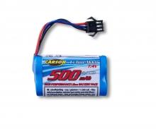 7,4V/500mAh Li-Ion Akku:500404311 JST St