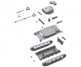 1:72 SdKfz.161 PzKpfw. IV F1 Fast As.Kit