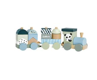 Wooden Train Panda - 16 Pieces