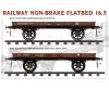 1:35 Railway Non-brake Flatbed 16,5 t