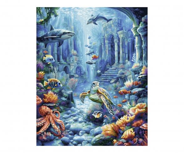 Underwater World 40 x 50 cm - Painting by Numbers