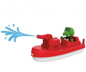 Fireboat with cannon and figure