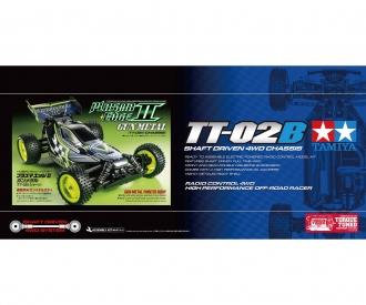Tamiya 47446 Plasma Edge II GunMetal TT-02B Bausatz