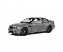 BMW E46 M3 Coupe 2000, voiture miniature en métal moulé, 1:18