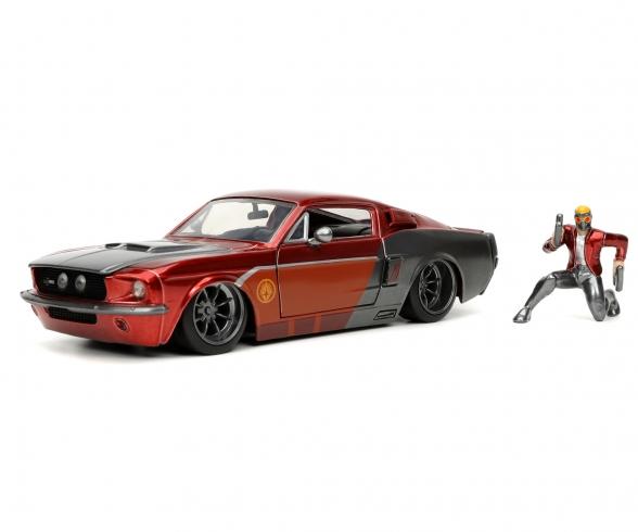 Marvel Star Lord 1970 Ford Mustang 1:24