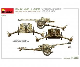 1:35 Deutsche 7,5cm PaK 40 mit Crew (4) Sp.Pr.