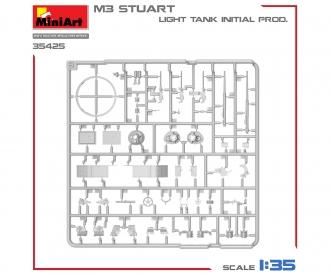 1:35 M3 Stuart Light Tank. Initial Prod.