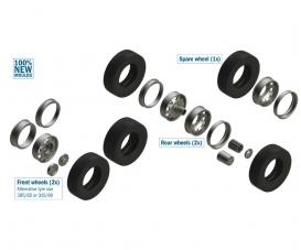 European Tractors TYRES and RIMS 1:24 kit