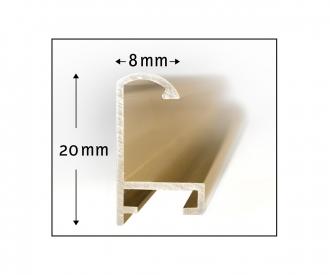 Cadre en aluminium triptyque 40 x 120 cm