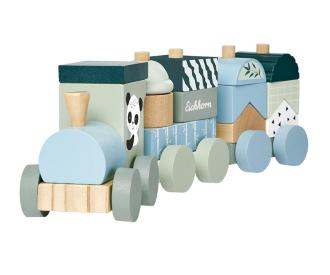 Wooden Train Panda - 16 Pieces