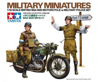 1:35 Brit. BSA M20 Motorcycle Model Kit