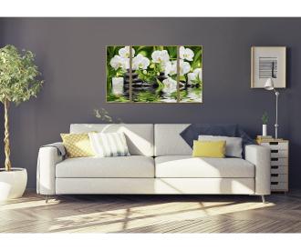 Spa Oasis Triptych - Painting by Numbers