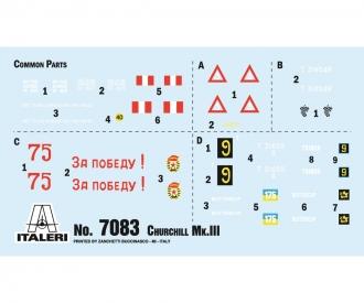 Italeri Churchill Mk. III Tank Model Kit 1:72